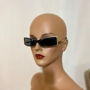 Accessories | Evita Peroni Thin Sunglasses Black With  display picture 1